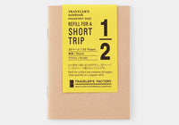 Traveler's Factory Passport Notebook Refill - Short Trip Kraft
