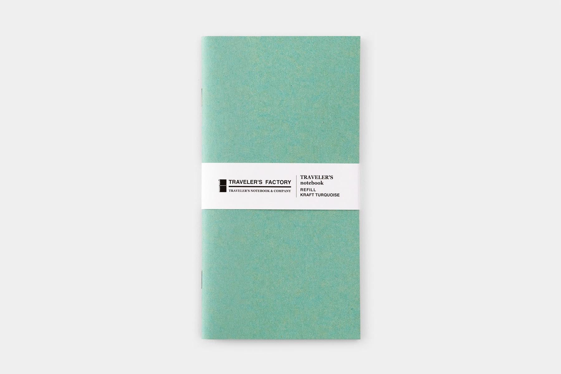 Traveler's Factory Regular Notebook Refill - Kraft Turquoise