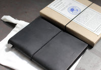 Traveler's Company Leather Notebook - Passport - Black