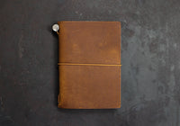 Traveler's Company Leather Notebook - Passport - Camel