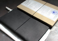 Traveler's Company Leather Notebook - Regular - Black