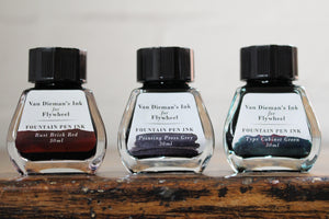 Van Dieman's Ink for Flywheel Fountain Pen Ink Set of 3