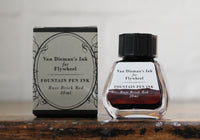 Van Dieman's Ink for Flywheel Fountain Pen Ink - Rust Brick Red