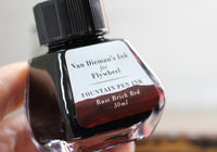 Van Dieman's Ink for Flywheel Fountain Pen Ink - Rust Brick Red