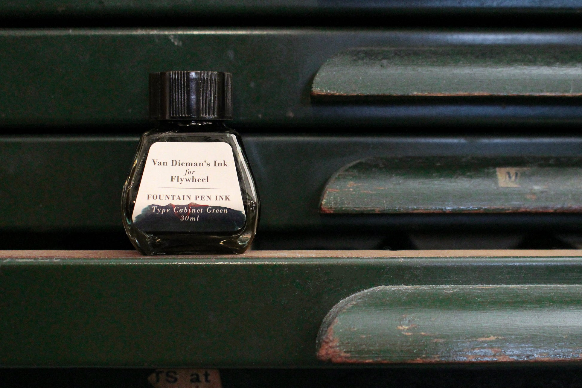 Van Dieman's Ink for Flywheel Fountain Pen Ink - Type Cabinet Green | Flywheel | Stationery | Tasmania
