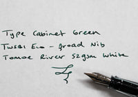 Van Dieman's Ink for Flywheel Fountain Pen Ink - Type Cabinet Green | Flywheel | Stationery | Tasmania