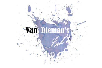 Van Dieman's Ink Fountain Pen Ink - Blue Jay Crown | Flywheel | Stationery | Tasmania