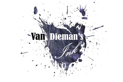 Van Dieman's Ink Fountain Pen Ink - Elegant Peacock Eye | Flywheel | Stationery | Tasmania
