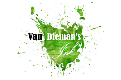 Van Dieman's Ink Fountain Pen Ink - Elegant Peacock Train | Flywheel | Stationery | Tasmania