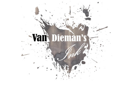 Van Dieman's Ink Fountain Pen Ink - Laughing Kookaburra Crest | Flywheel | Stationery | Tasmania