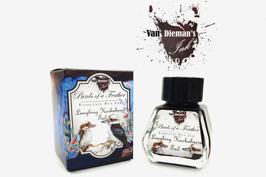 Van Dieman's Ink Fountain Pen Ink - Laughing Kookaburra Tail | Flywheel | Stationery | Tasmania