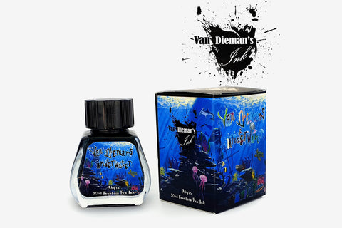 Van Dieman's Ink Fountain Pen Ink - Abyss