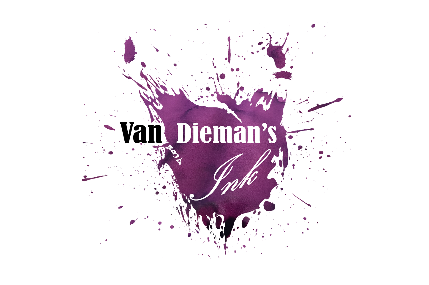 Van Dieman's Ink Fountain Pen Ink - Black-Tongue Spider Orchid | Flywheel | Stationery | Tasmania