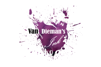 Van Dieman's Ink Fountain Pen Ink - Black-Tongue Spider Orchid | Flywheel | Stationery | Tasmania