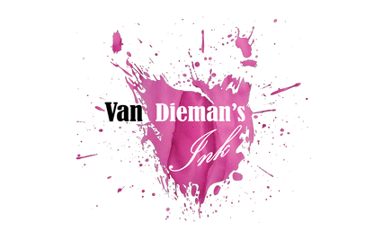 Van Dieman's Ink Fountain Pen Ink - Pink Fairy Orchid | Flywheel | Stationery | Tasmania
