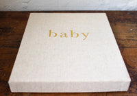 Write To Me Baby Journal - Natural Boxed