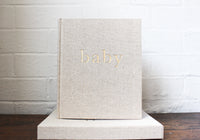 Write To Me Baby Journal - Natural Boxed