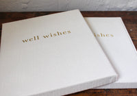 Write To Me Well Wishes Guest Book - White Boxed